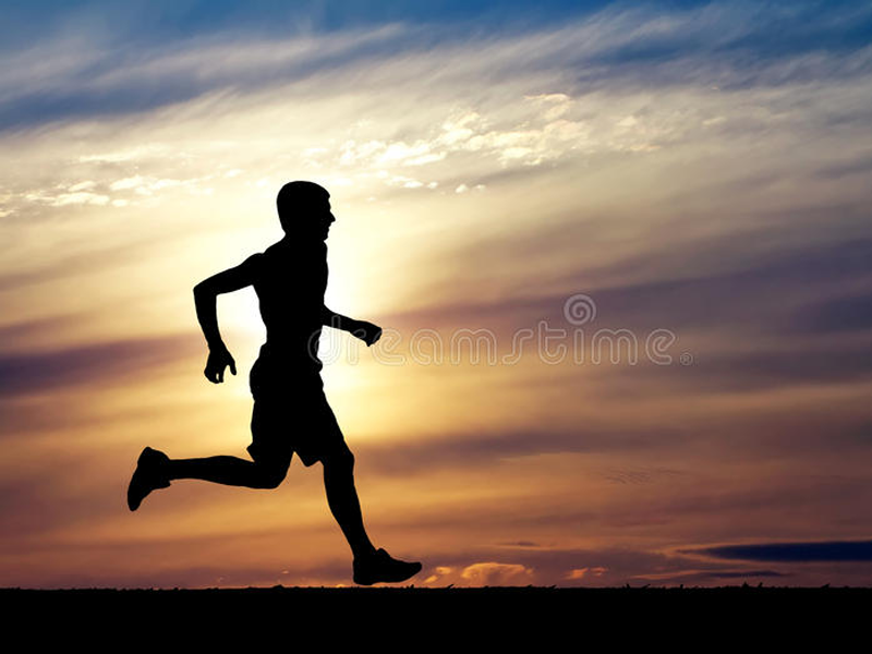 An image showing running